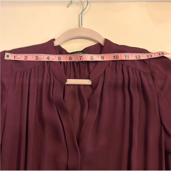 Aritzia Babaton Silk Bennett Mini Dress Size Small Plum lightweight - Picture 8 of 8